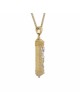 Pendentif Mezuzah en or 14 carats unique, cadeaux Tu B'Av, Judaica israélien