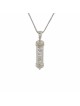 Pendentif Mezuzah en or 14 carats unique, cadeaux Tu B'Av, Judaica israélien