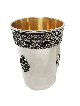 Coupe de Kiddouch Shabbat à l'ancienne de Sterling Silv, cadeaux de Pâque,