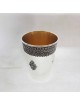 Coupe de Kiddouch Shabbat à l'ancienne de Sterling Silv, cadeaux de Pâque,