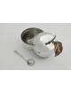 Unique Apple Shaped Honey Dish with Enamel , Tu B'Av Gifts , Israeli J