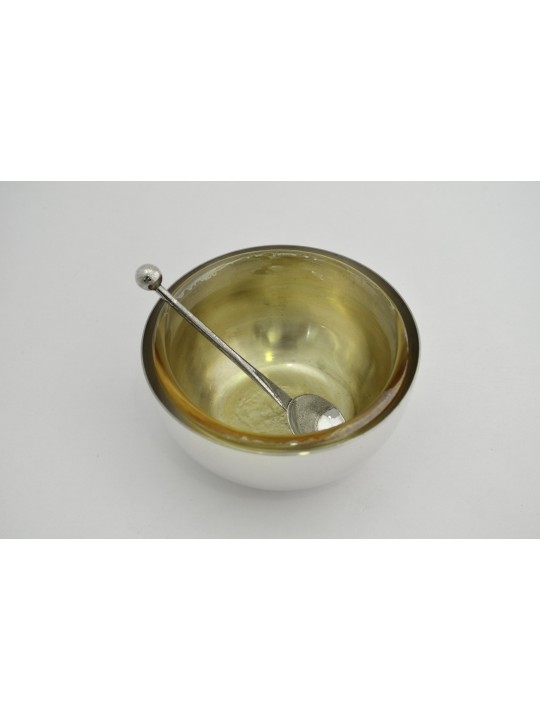 Unique Apple Shaped Honey Dish with Enamel , Tu B'Av Gifts , Israeli J