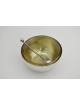 Unique Apple Shaped Honey Dish with Enamel , Tu B'Av Gifts , Israeli J
