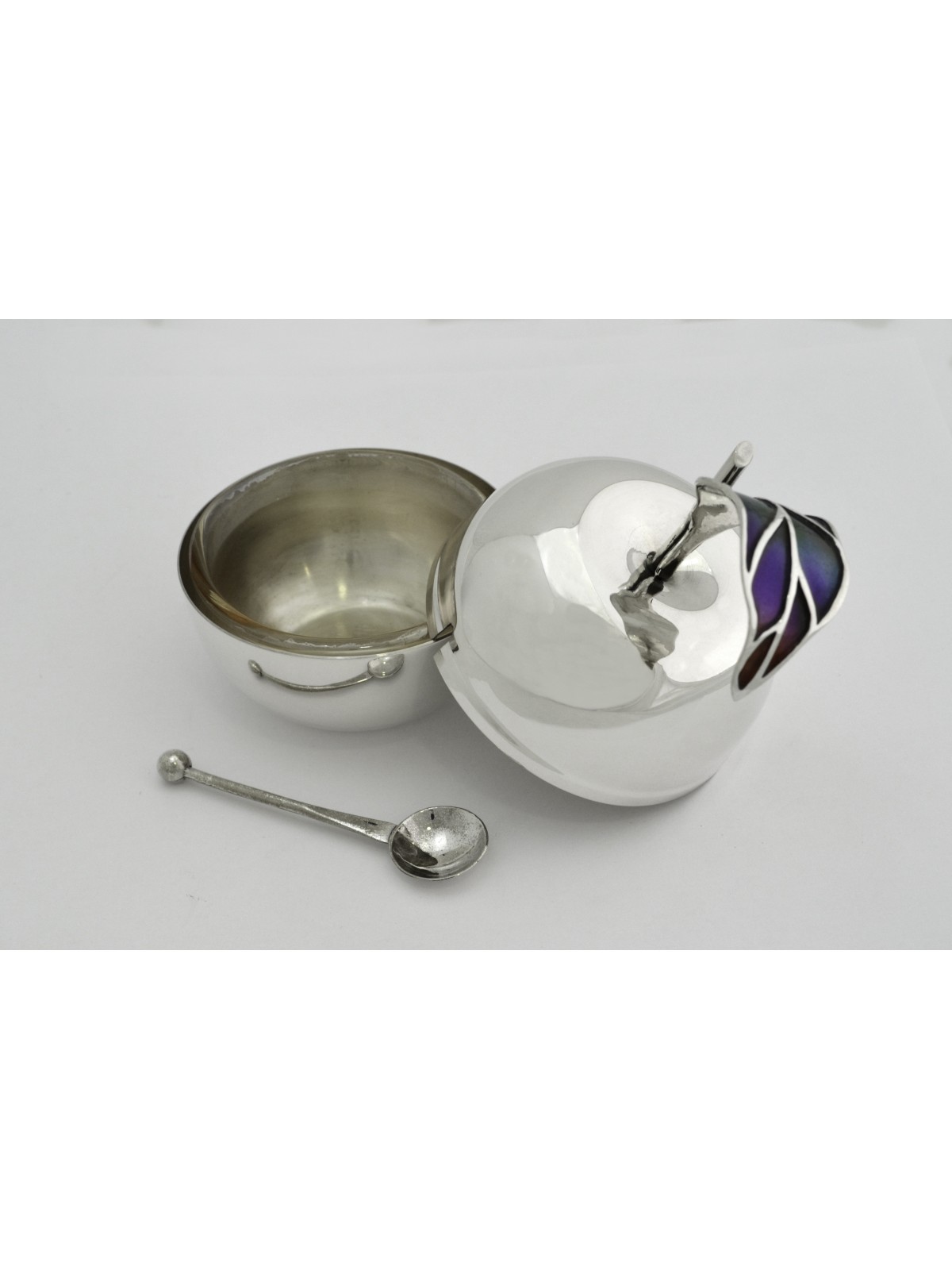 Plat de miel unique en forme de pomme avec émail, cadeaux Tu B'Av, J israélien