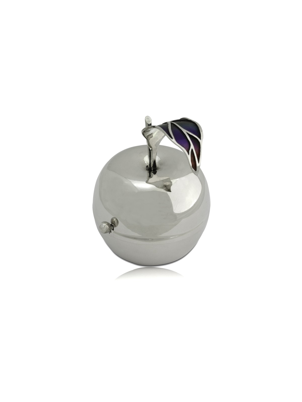 Plat de miel unique en forme de pomme avec émail, cadeaux Tu B'Av, J israélien