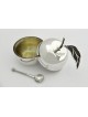 Unique Apple Shaped Honey Dish with Enamel , Tu B'Av Gifts , Israeli J