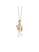 Stunning and Elegant Chai Gold Necklace , Tu B'Av Gifts , Israeli Juda