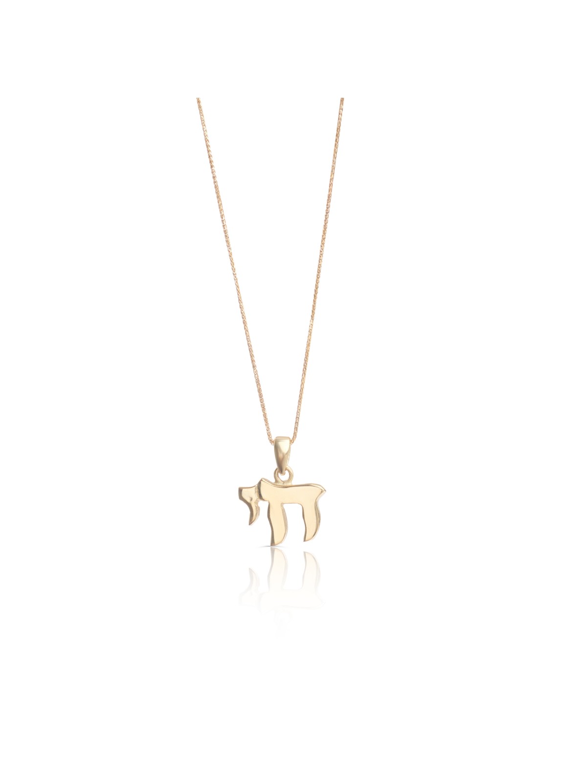Stunning and Elegant Chai Gold Necklace , Tu B'Av Gifts , Israeli Juda