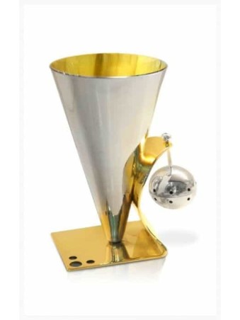 Sterling Silver and Brass Havdalah Set , Tu B'Av Gifts , Israeli Judai