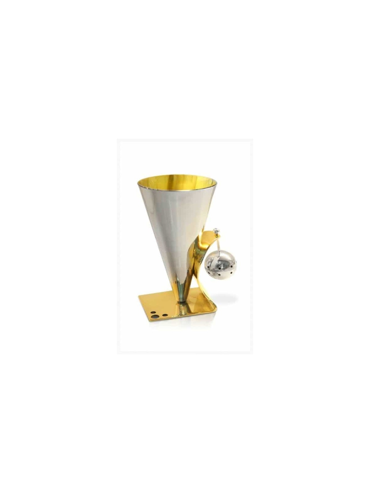 Sterling Silver and Brass Havdalah Set , Tu B'Av Gifts , Israeli Judai
