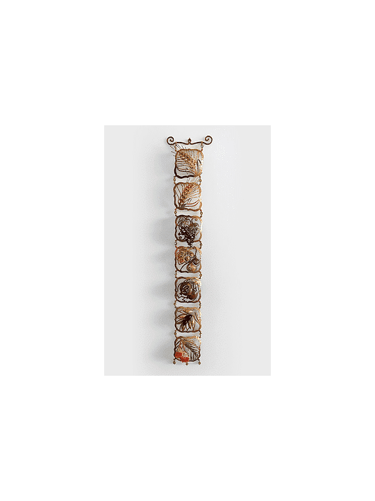 Detailed Copper Seven Species Mobile - Modern Juda , Tu B'Av Gifts , I