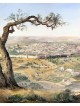 Impression panoramique du paysage de Jérusalem, cadeaux Tu B'Av, Ju israélien