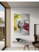 Vibrant Albert Einstein Pop Art avec formules douleur, cadeaux Tu B'Av, I