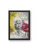 Vibrant Albert Einstein Pop Art With Formulas Pain , Tu B'Av Gifts , I