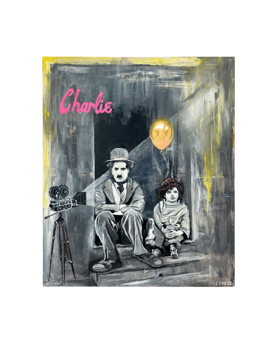 Nostalgie emblématique : Charlie Chaplin avec un Kid Pop A , Tu B'Av Gifts , I