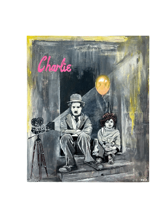 Nostalgie emblématique : Charlie Chaplin avec un Kid Pop A , Tu B'Av Gifts , I