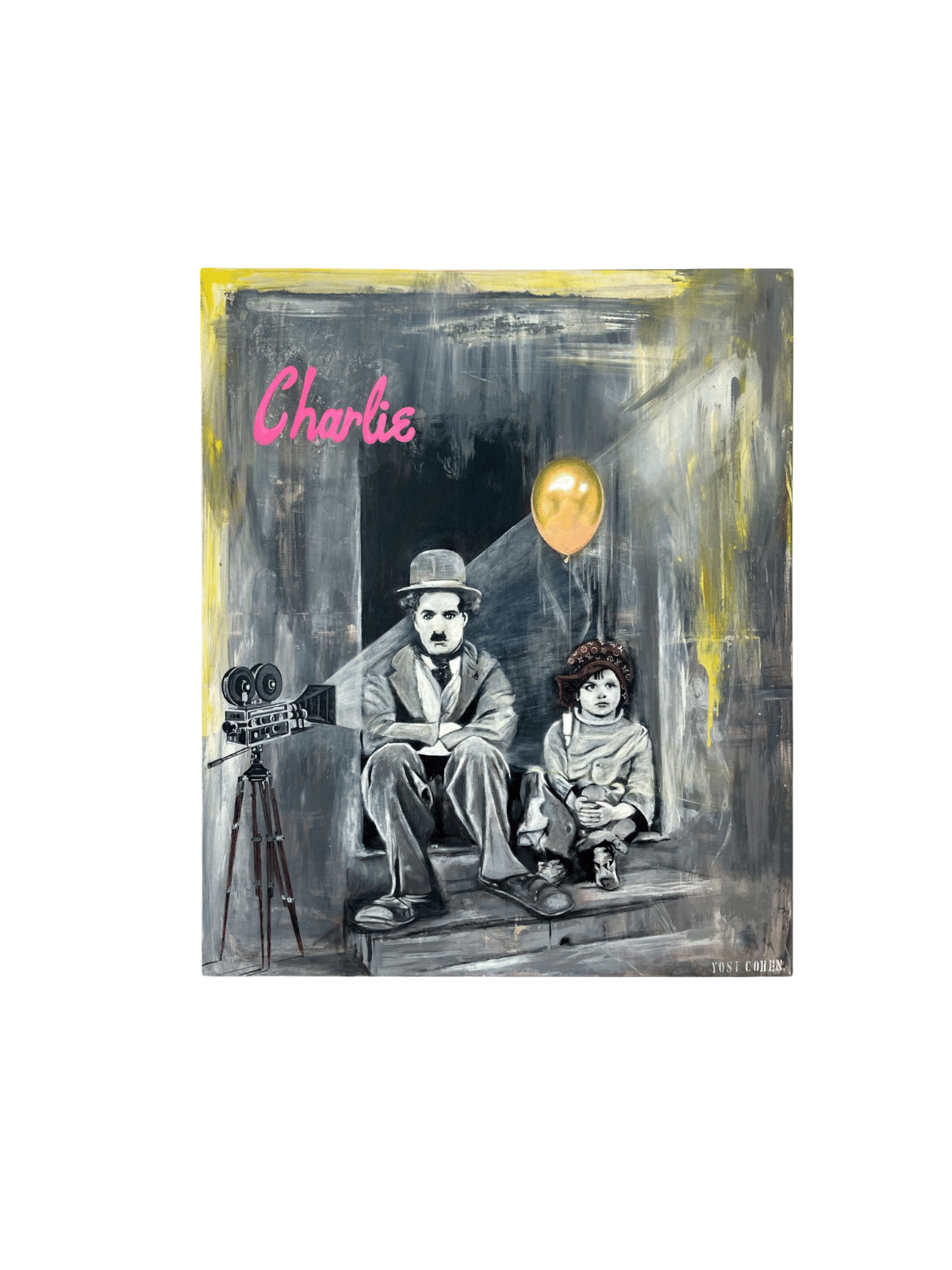Nostalgie emblématique : Charlie Chaplin avec un Kid Pop A , Tu B'Av Gifts , I