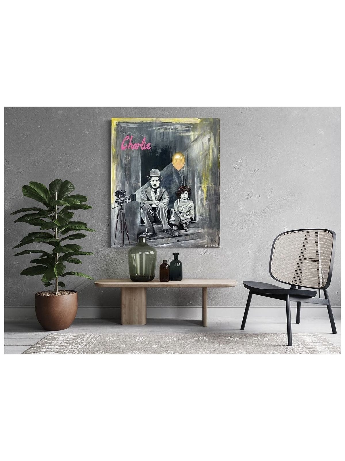 Nostalgie emblématique : Charlie Chaplin avec un Kid Pop A , Tu B'Av Gifts , I