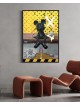 Mickey Mouse à la mode sur un fond Louis Vuitton, cadeaux Tu B'Av, I