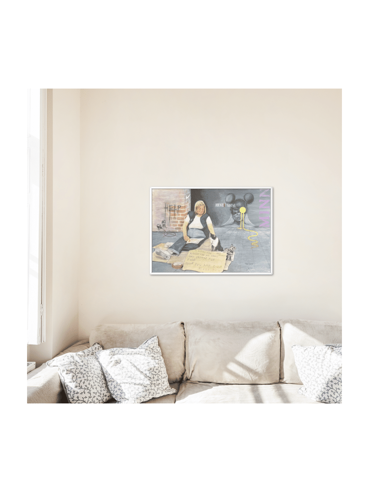 Life on the Street Drawing Depicting the Struggle  , Tu B'Av Gifts , I