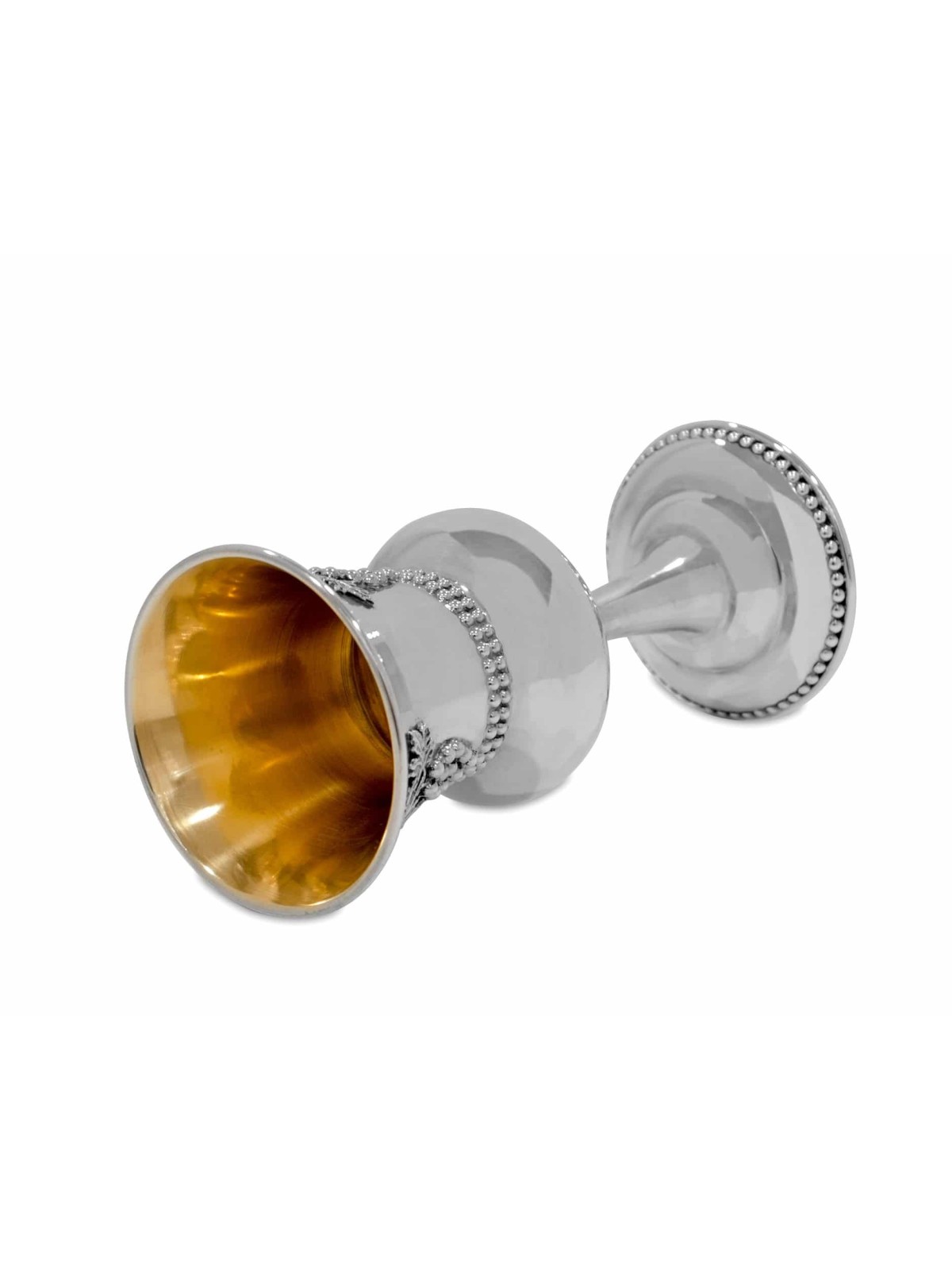 Grande tasse de raisins en argent sterling, cadeaux de Pâque, Judaica israélienne
