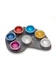 Paint Palette Shaped Modern Plate Aluminum , Aluminum Honey Dishes , I