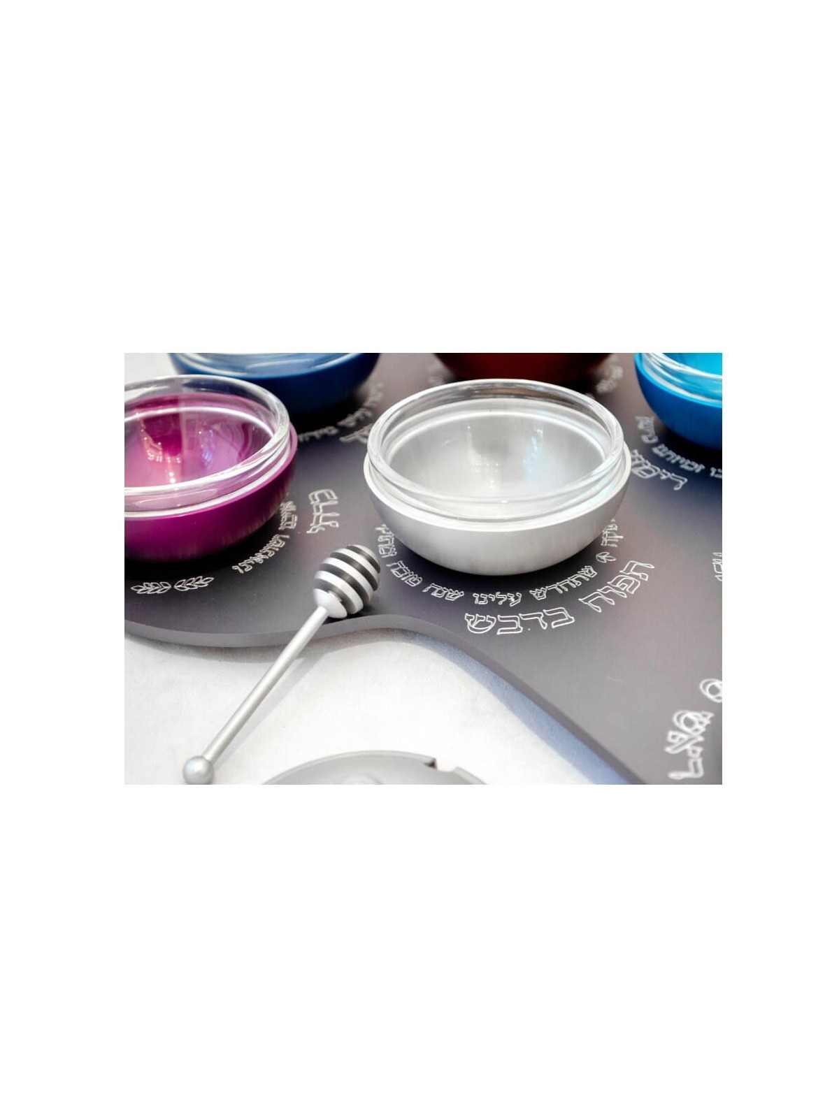 Aluminium moderne formé par palette de peinture, plats en aluminium de miel, I