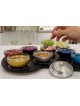 Colorful Jewish New Year Serving Tray , Aluminum Honey Dishes , Israel
