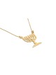 Collier menorah à sept branches en or blanc, cadeaux de mariage juif, Isra