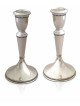 Chandeliers en filigrane de taille moyenne en argent, bougie en argent sterling
