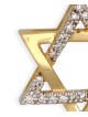 Pendentif étoile de David en or jaune 14 carats avec diamant, cadeaux Tu B'Av, I