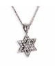 Deux diamants d'or en couches incrustés Magen David Pe , Cadeaux Tu B'Av , I