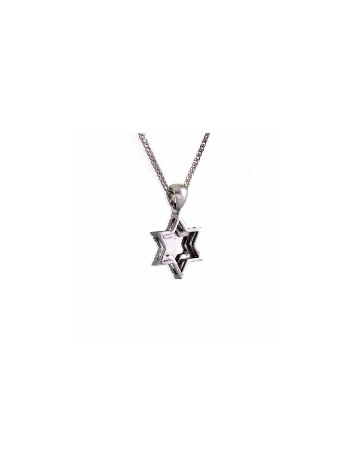 Deux diamants d'or en couches incrustés Magen David Pe , Cadeaux Tu B'Av , I