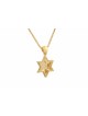 Deux diamants d'or en couches incrustés Magen David Pe , Cadeaux Tu B'Av , I