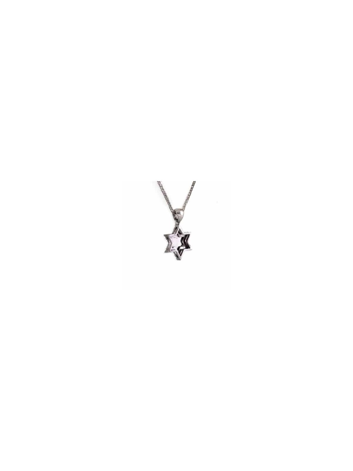 Yellow Gold Diamonds Encrusted Star of David Penda , Tu B'Av Gifts , I