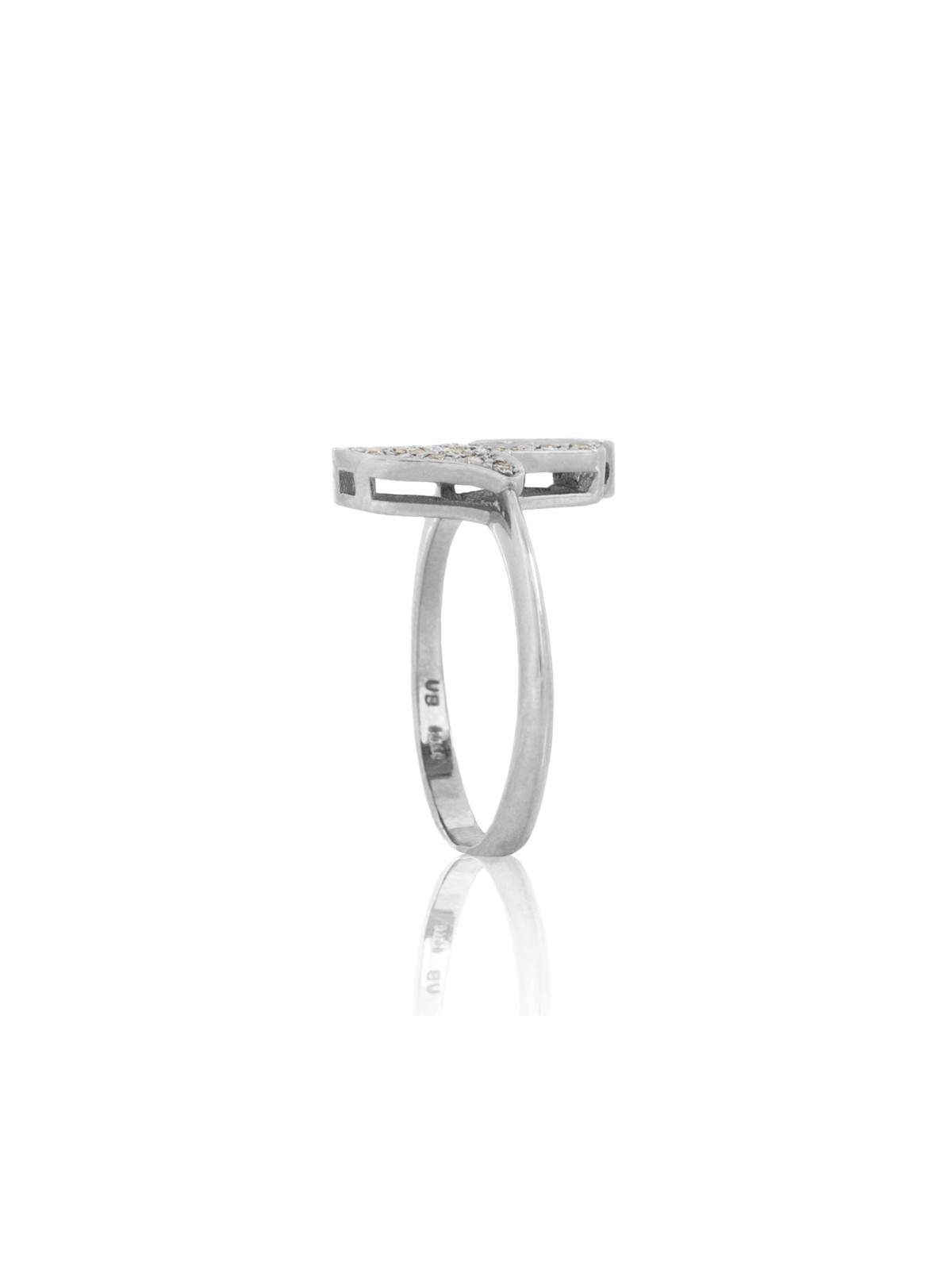 Bague Hamsa en or 14 carats élégante avec diamants, cadeaux Tu B'Av, Ju israélien