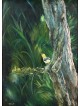 Superbe oiseau sur un tronc d'arbre, cadeaux Tu B'Av, Judaica israélien