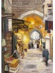 Impression de peinture du quartier musulman, Art abstrait juif, Judaica israélien