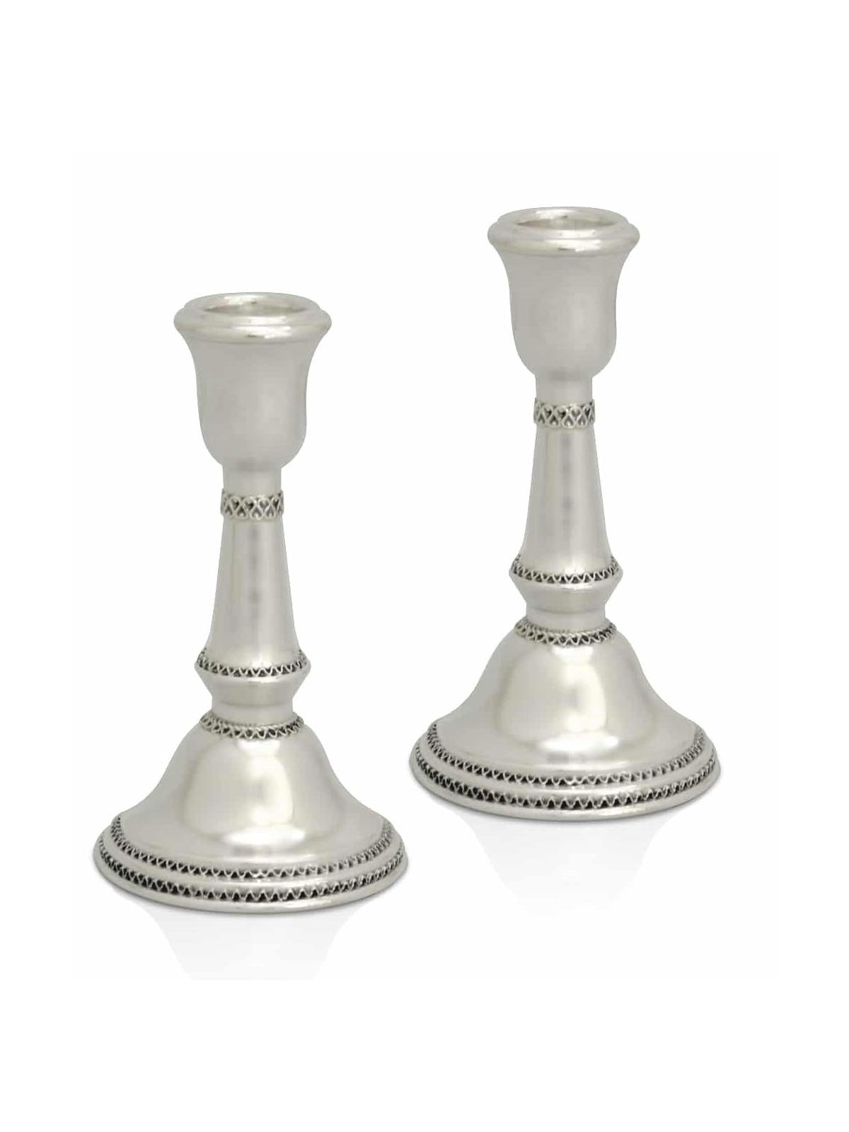 Bougeoir classique en filigrane d'argent sterling 925, argent sterling C