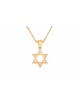 Petite et classique étoile de David en or avec diamants , Tu B'Av Gifts , I
