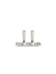 Beautiful Mid Size Traditional Shabbat Candlestick , Sterling Silver C
