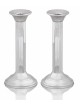 Sterling Silver Small Sabbath Candlesticks and Tra , Passover Gifts ,