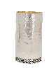 Hammered Silver Kiddush Cup with Filigree Base , Passover Gifts , Isra