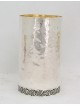 Coupe de Kiddouch en argent martelé avec base en filigrane, cadeaux de Pâque, Isra