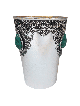 vintage Pure Silver Filigree Kiddush Cup avec Eila , Cadeaux de Pâque ,