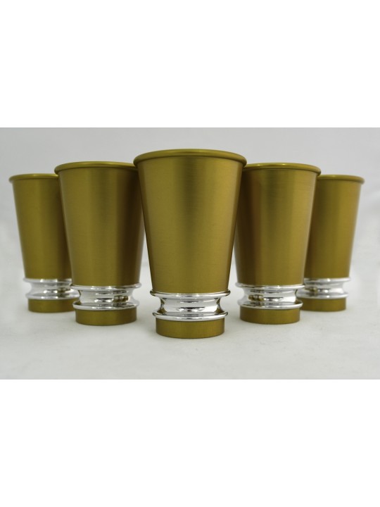 Liqueur en aluminium 6 ou 8 formes droites, cadeaux de mariage juifs, Isr