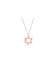 Origami Inspired 14K Yellow Gold Star Necklace , Jewish Wedding Gifts