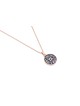Round Enameled Star of David & Blessing Pendant , Tu B'Av Gifts , Isra