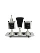 Ensemble complet de Havdalah en aluminium anodisé, ensembles de Havdalah modernes,
