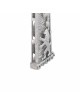 Pendentif Jérusalem en or jaune et Shaddai Mezuzah, bijoux de Jérusalem